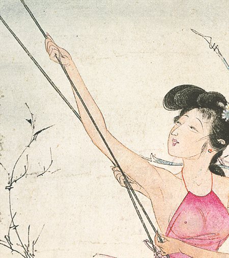 周宁-胡也佛的仕女画和最知名的金瓶梅秘戏图